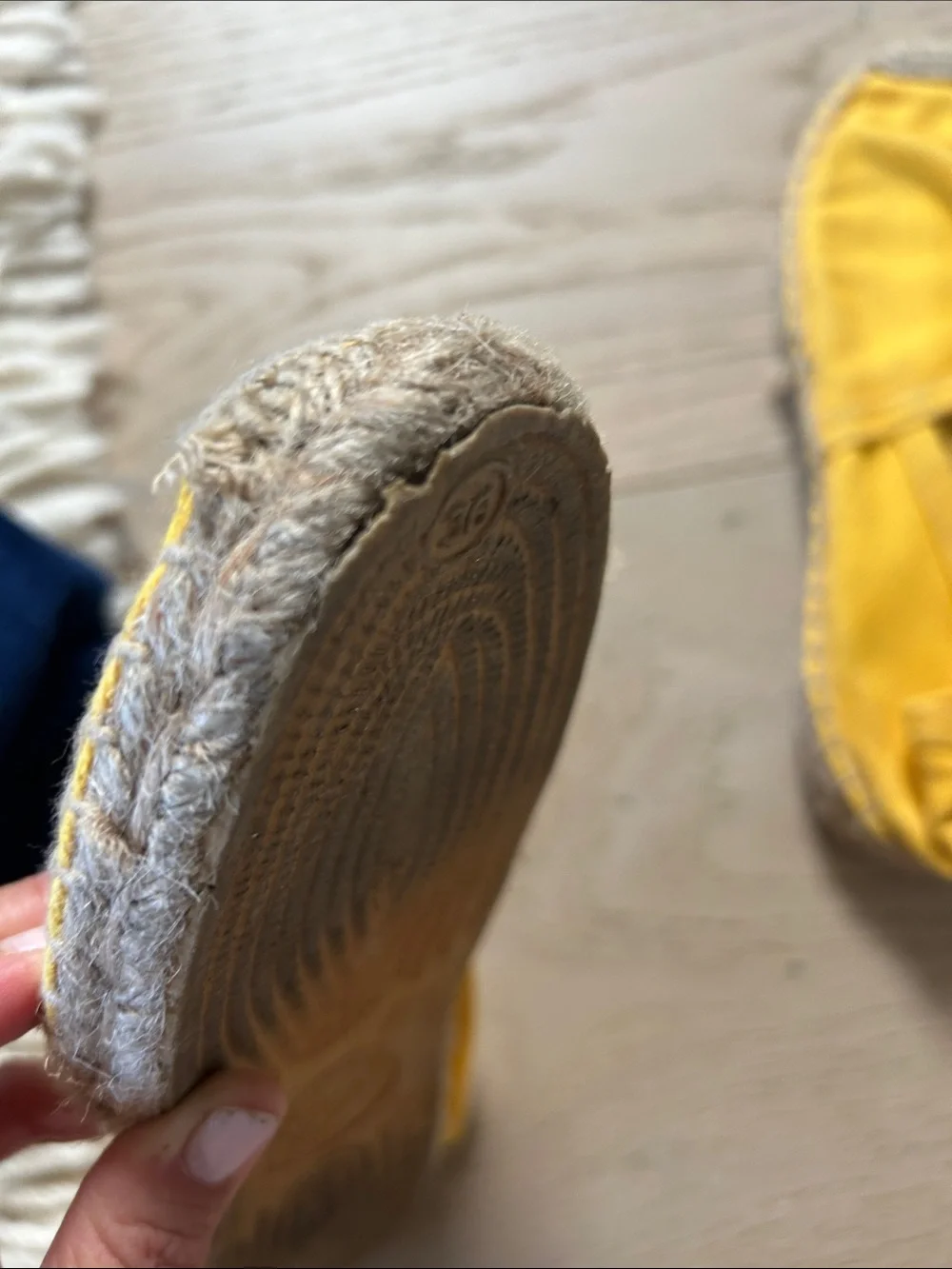 Yellow Canvas Espadrille Slip-Ons - Women's Casual Espadrilles